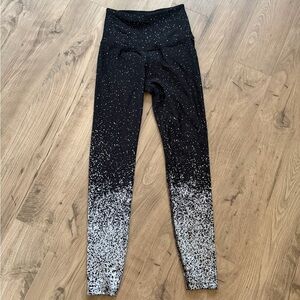 Beyond Yoga Alloy Ombre Leggings - Black/Silver Speckle